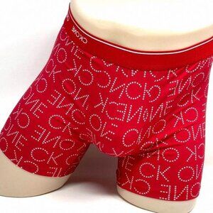 💖MEGA SALE💖Calvin Klein 1 Pack Men NB2226603 Microfiber Print White Red s